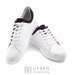 Pantofi casual din piele naturala - 881 alb